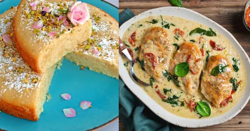 Rosas fuertes en la cocina: recetas y decoración de platos