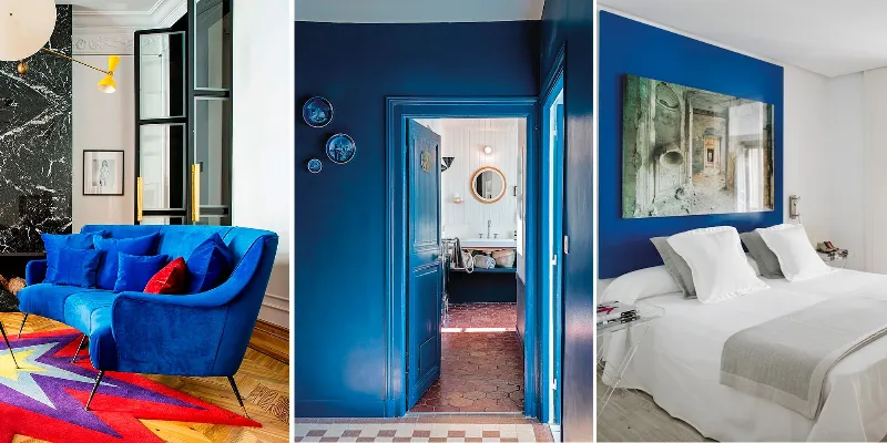 Fucsia y azul: una combinación atrevida y original en la decoración