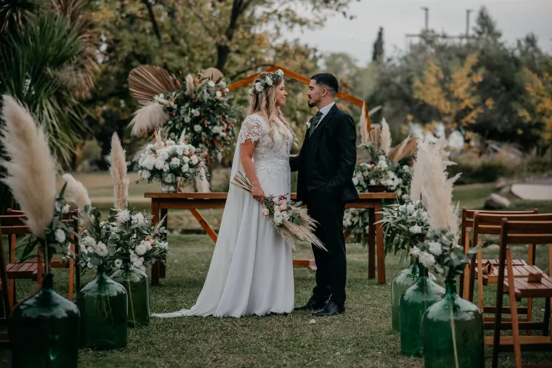 Tonos terracota: la elección perfecta para novias bohemias