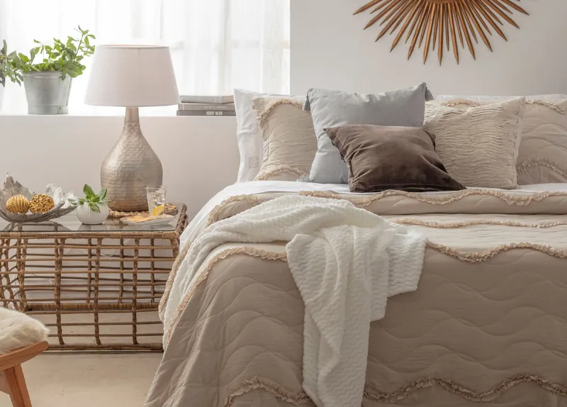 Cómo incluir el beige rosado en tu estilo bohemio