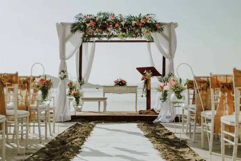 Ideas para una boda en tonos melocotón que te encantarán